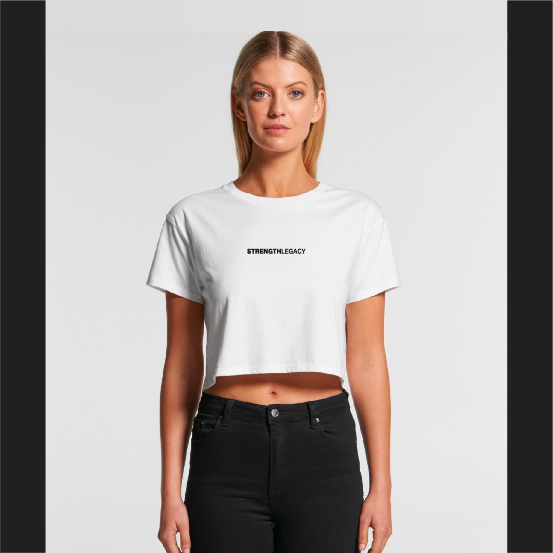 STLG OG - Womens Crop White – StrengthLegacy